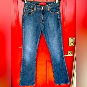 LEVI’s 515 s6 long ‘Nouveau Bootcut Stretch’ jeans-low rise-likely vintage